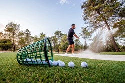 V resortu imajo čisto pravo vadbišče za golf.