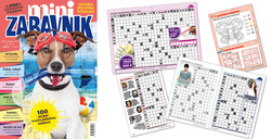 Dvojna poletna številka revije Mini zabavnik (julij – avgust): Izšla je dvojna poletna številka Mini zabavnika