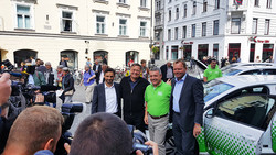 Danilo Ferjančič, Zoran Janković, Peter Horvat in Marko Škriba